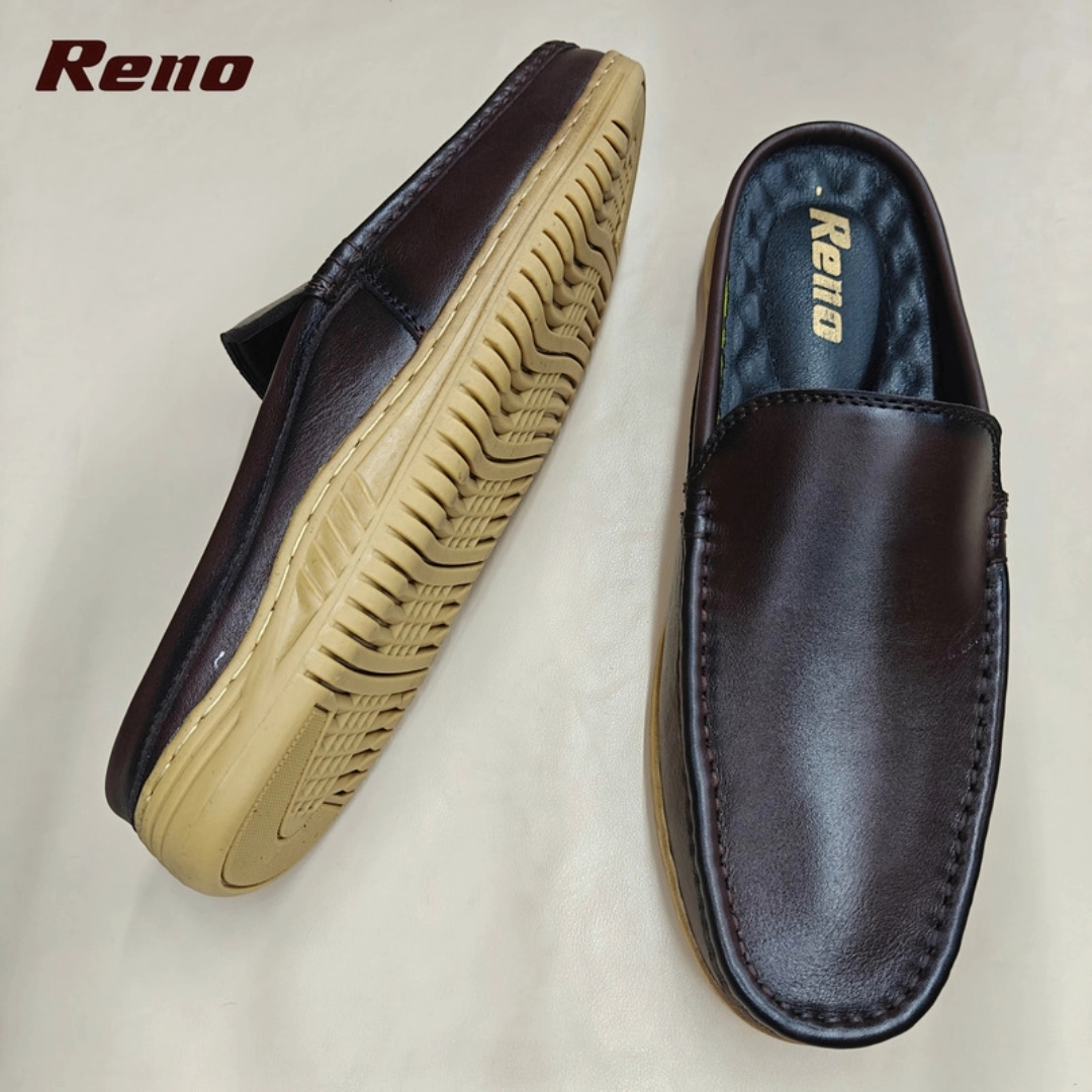 Reno Leather Half-Casual-Chocolate-RH4110
