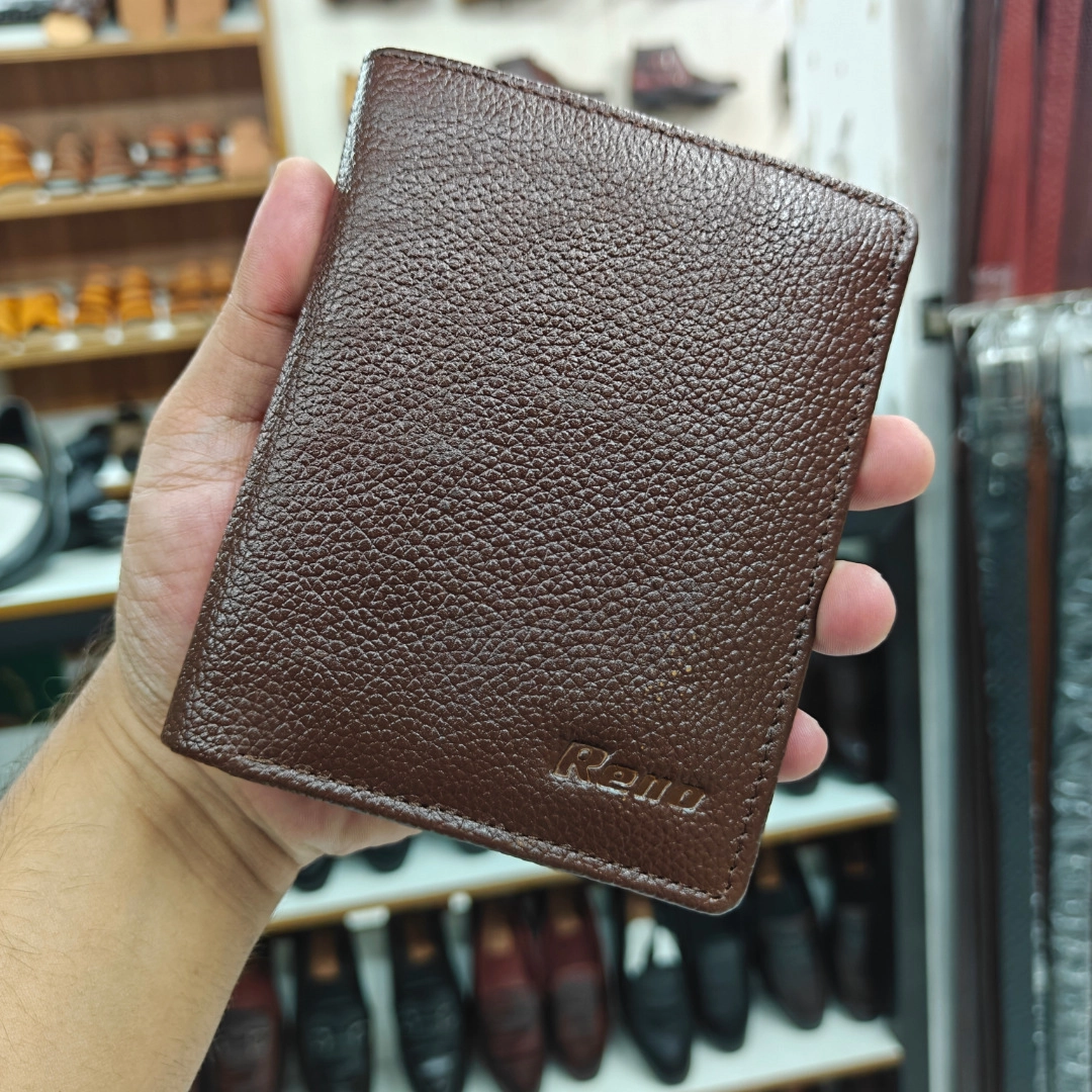 Reno Leather Biker Wallet-Chocolate-RW005
